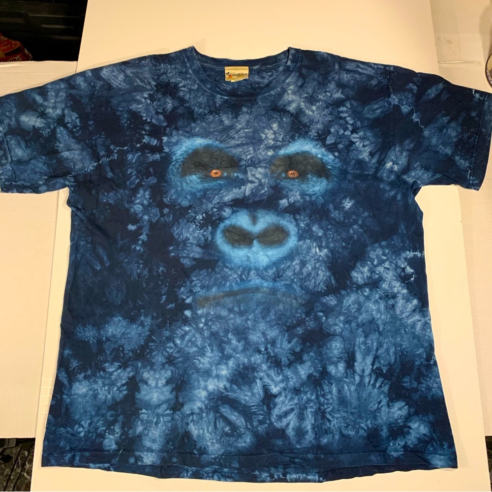 Vintage 90's Disney Mighty Joe Young Tie Dye Shirt Mens L from Walt Disney World